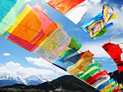 Prayer Flags in Tibet