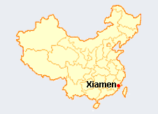 Xiamen map