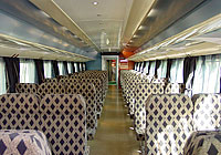 interior facilities of the train Shanghai-Lhasa